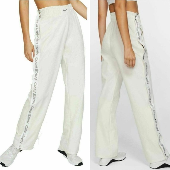 Nike Pants - New NIKE WOMEN’S XXL PRO TEAR AWAY PANTS Loose Bone Ivory Workout